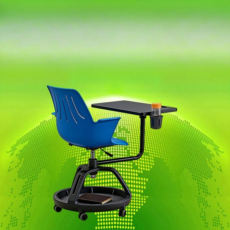 DSA classroom desks and chairs, reading tables, trapezoidal combinations, hexagonal circular folding training with wheels,