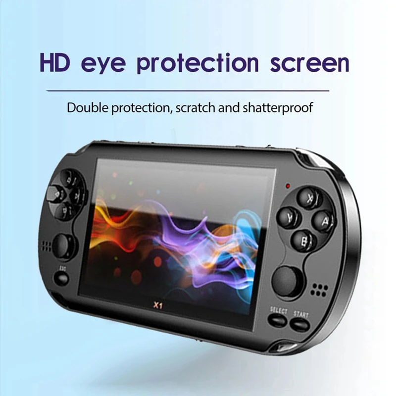 4.3 Inch Video Game Console 8G 10,000 Games 128 Bit For PSP Game Console For GBA GBC PS1 10 Simulator Game Controller