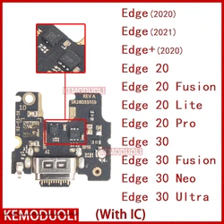 Usb Dock Charger Connector for Motorola Moto Edge + 20 30 Fusion Plus Lite Pro Neo Ultra 2020 2021 Charging Board Flex Ports