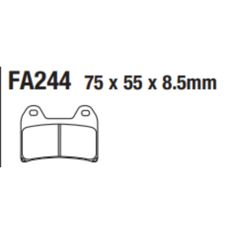 Front Rear Brake Pad Fit for KTM Adventure 1090 1190 15-19 1290 15-23 Fit for HUSQVARNA Norden 901 22-24 Replace for FA244 FA181 view 4