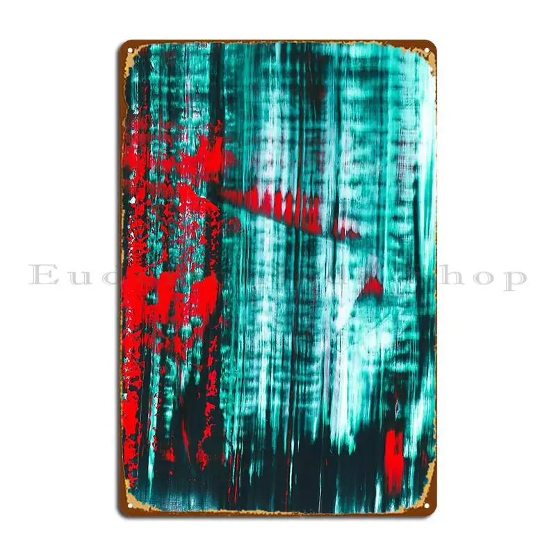 Shimmer Metal Plaque Cinema Club Printing Custom Decoration Tin Sign Poster