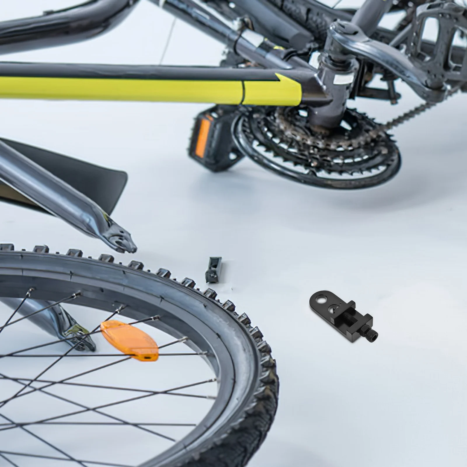 

Chain Tensioner Adjuster for Single Speed Bike Black Dual Hole CNC Pouch Durable Lightweight Foldable Accessories