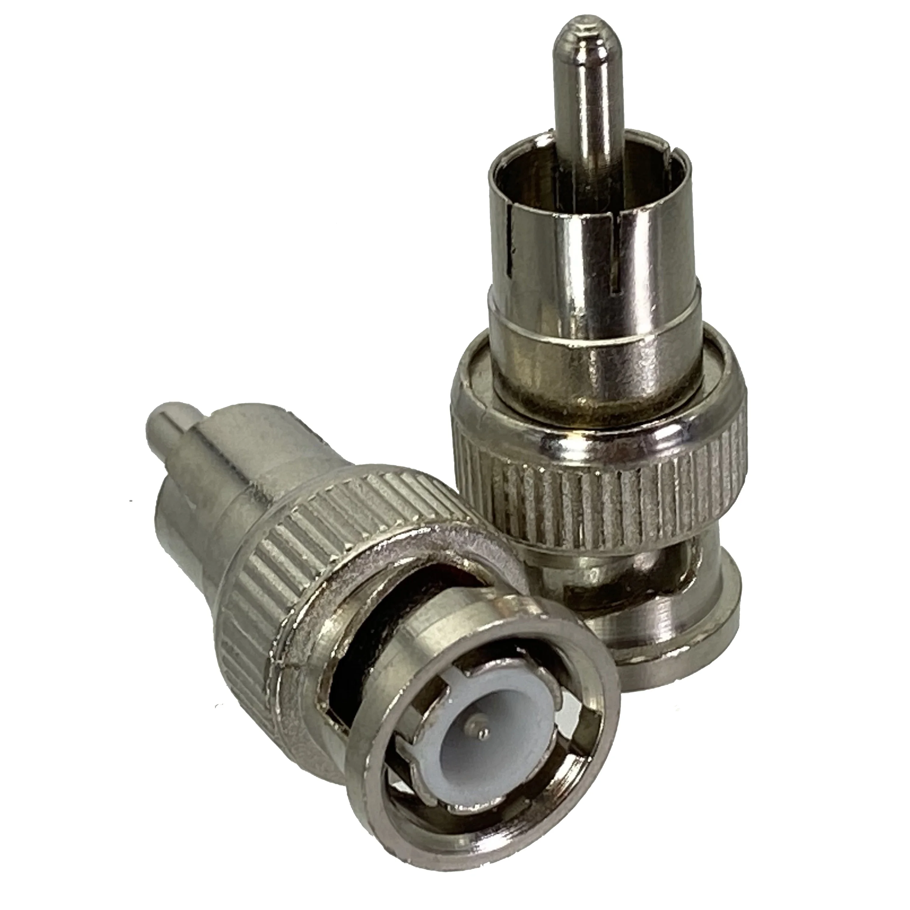 1Pcs BNC male plug Pin to RCA TV male plug center TV RF Coaxial adapter connector For TV Wire Terminals
