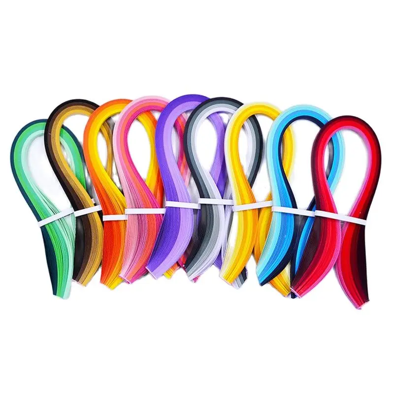 900 Strips Quilling Paper 3mm Gradient DIY Origami Craft Paper 5mm Rolling Paper Gift Decor for Handmade Card Making Supplies