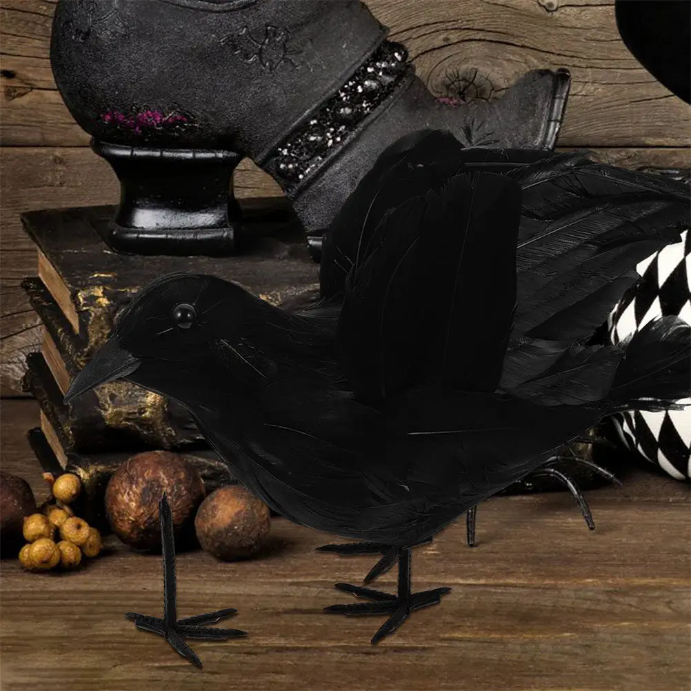100Pcs Halloween Crow Claws Realistic Plastic Crow Feet for DIY Crafts School Projects Spooky Decoration Ornaments