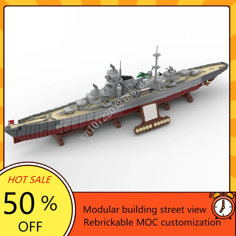 

4905 шт. MOC Prinz Eugen строительные блоки модель военного корабля набор технических кирпичей DIY сборка креативная детская модель-головоломка игрушка Рождественский подарок