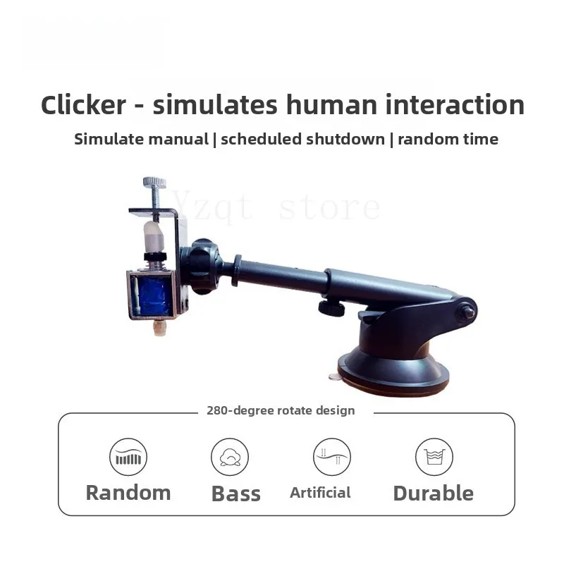 Physical on-hook auxiliary key clicker keyboard click artifact automatic key clicker press mouse