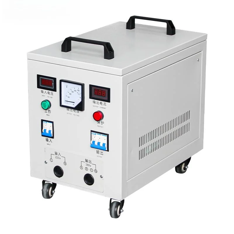 Step Up Step Down Voltage Transformer 10KVA-30KVA Customized 220V To 380V Single Three Phase Industrial Power Regulation Machine