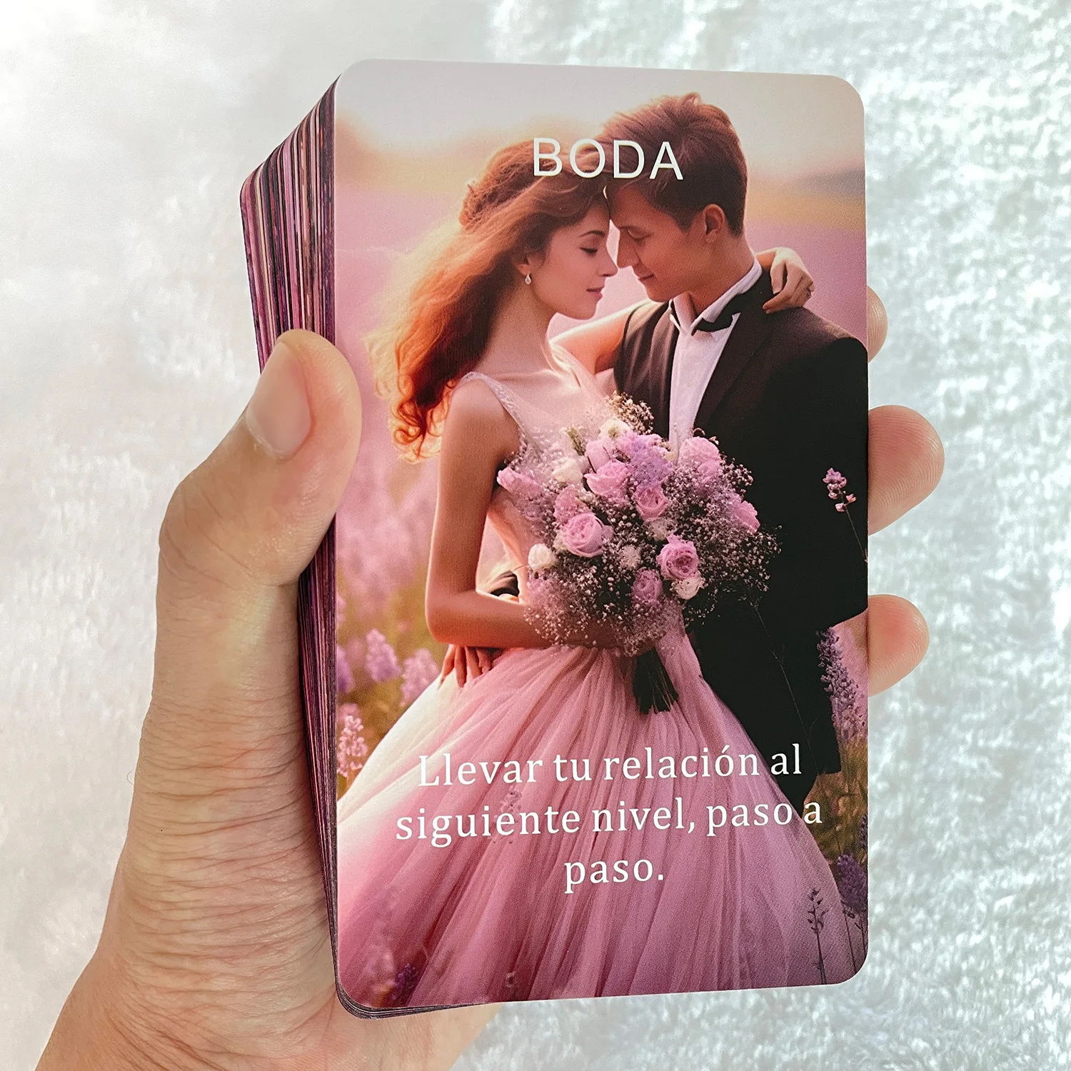 Spanish 50pcs 12*7cm Beautiful  Oracle Cards With Love and Intimacy Divination Runes Mystical Power Romantic Relationships