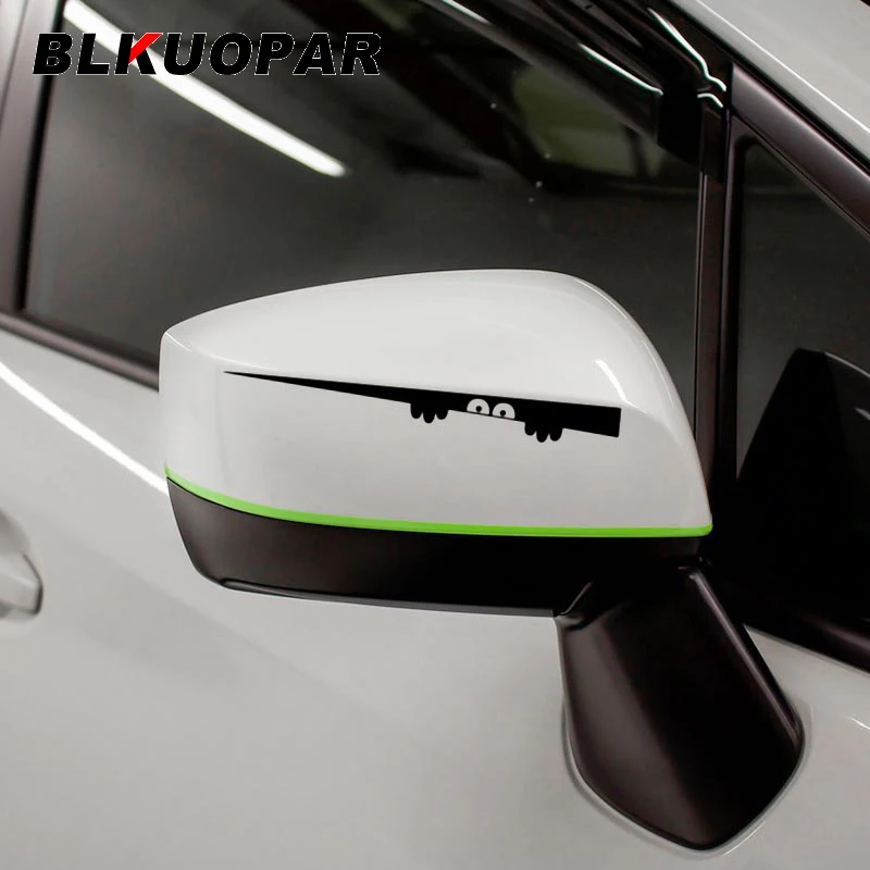 BLKUOPAR Hot DIY Funny Peep Monster Car Sticker Sunscreen Fashionable Decal Original Funny Waterproof Laptop Trunk Car Styling