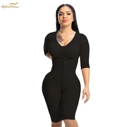 Fajas Colombianas Long Sleeve High Compression Full Body Shaper With Bra Shapewear Postpartum BBl Post Op Surgery Supplies