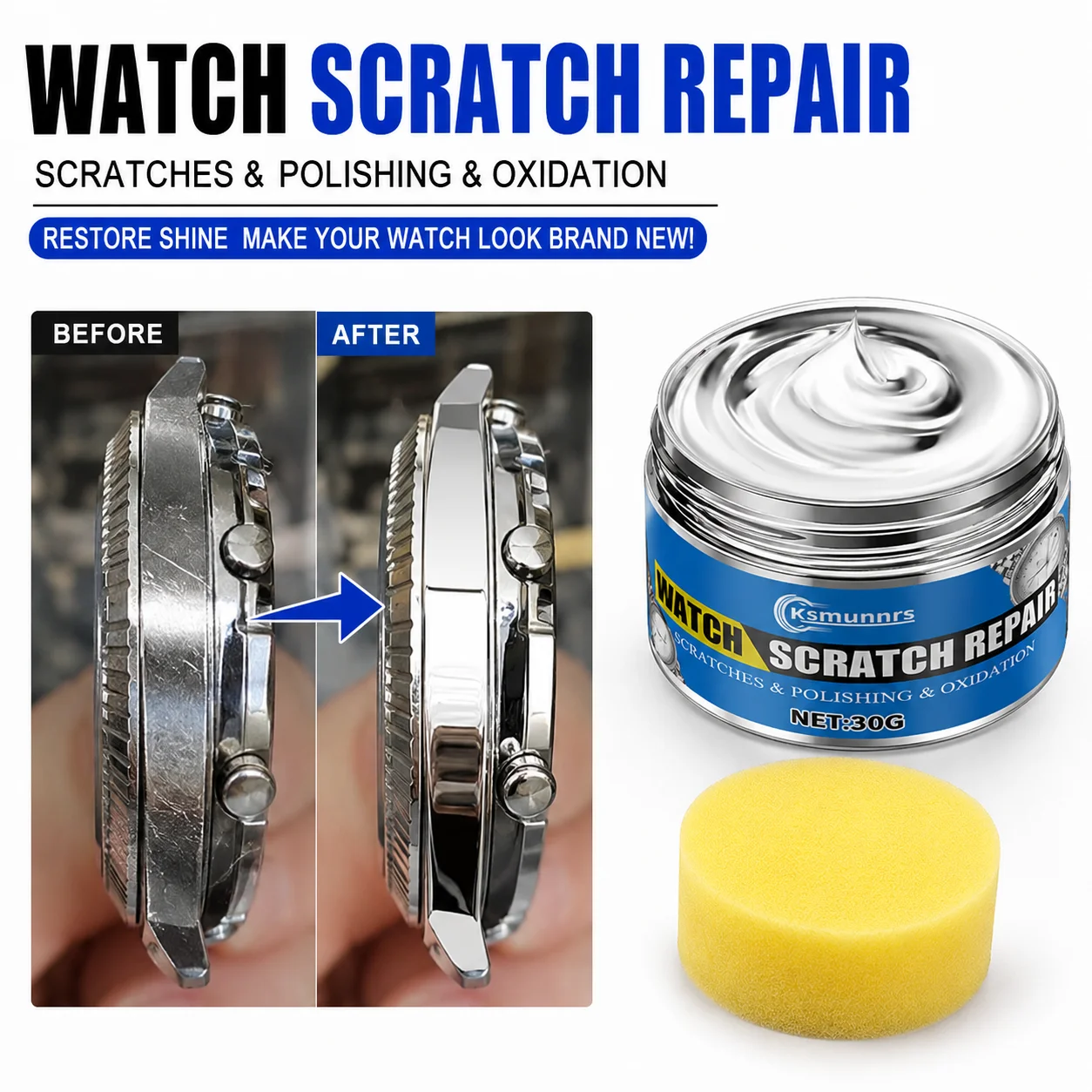 Jewelry Watches Repair - Pâte à polir pour montres, crème