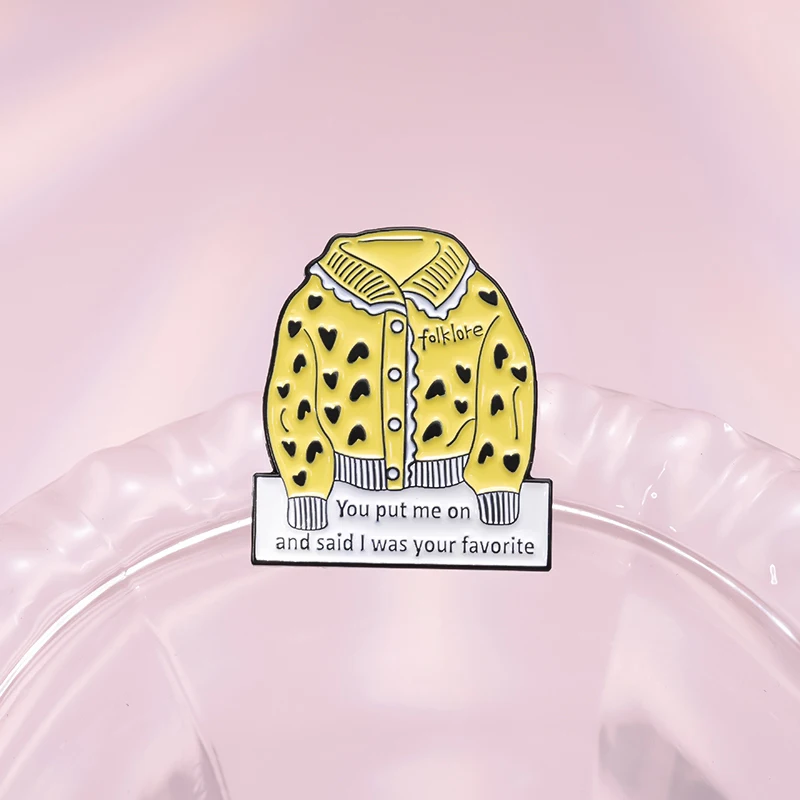 Female Singer Enamel Pins Lyrics Metal Brooches Fashion Lapel Badge Backpack Clothes Jewelry Gift for Fans friends