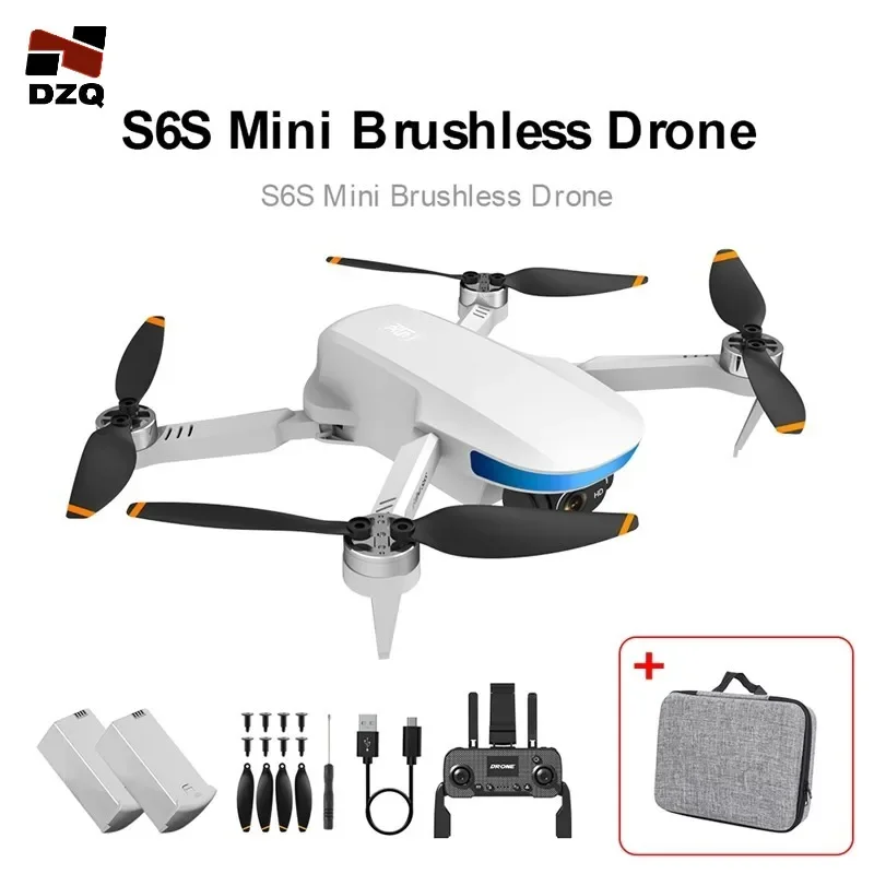 New S6S MINI GPS 5G WIFI FPV drone with wide-angle 4K camera Flight RC foldable brushless motor