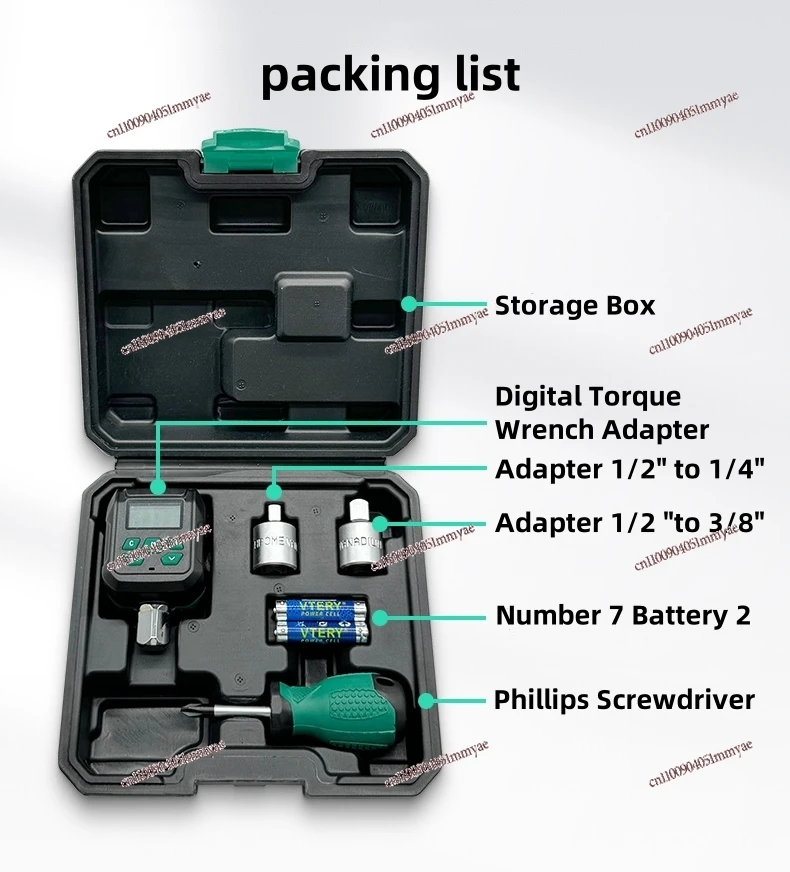 طقم محول عزم الدوران الرقمي 1/2 بوصة + 1/4 بوصة + 3/8 بوصة محرك 1.5-400 نيوتن متر ± 2% 500 ذاكرة و9 مجموعات مسبقة للدراجة/السيارة/اختبار عزم الدوران الصناعي #6