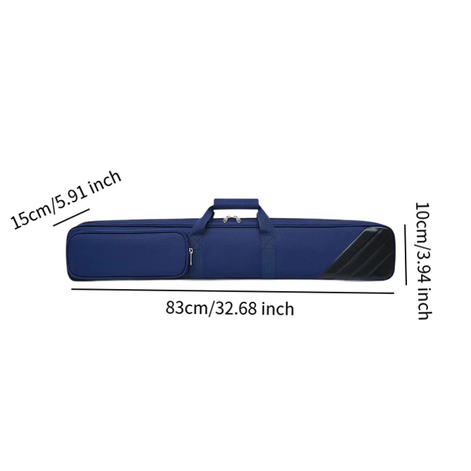 Billiard Stick Carrying Case 1/2 Billiard Cue Stick Case Pool Cue Bag Waterproof Pool Cues Protector Lightweight Carry Bag