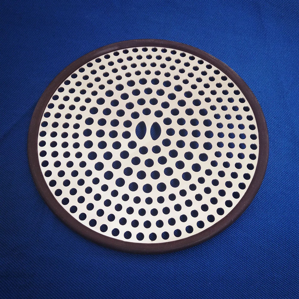 

2 шт., сетчатый фильтр из нержавеющей стали для сливного улавливания волос, круглое отверстие, черное силиконовое кольцо, сито для раковины, корзина, канализационная сетка