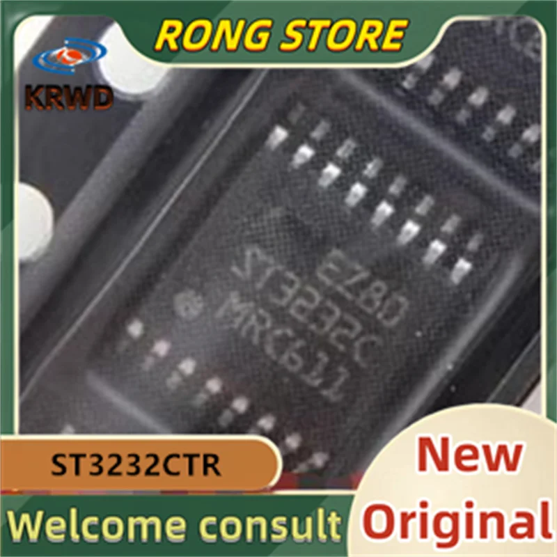 

20pcs ST3232C New Original ST3232CTR 3232C TSSOP-16 ST3232ECTR