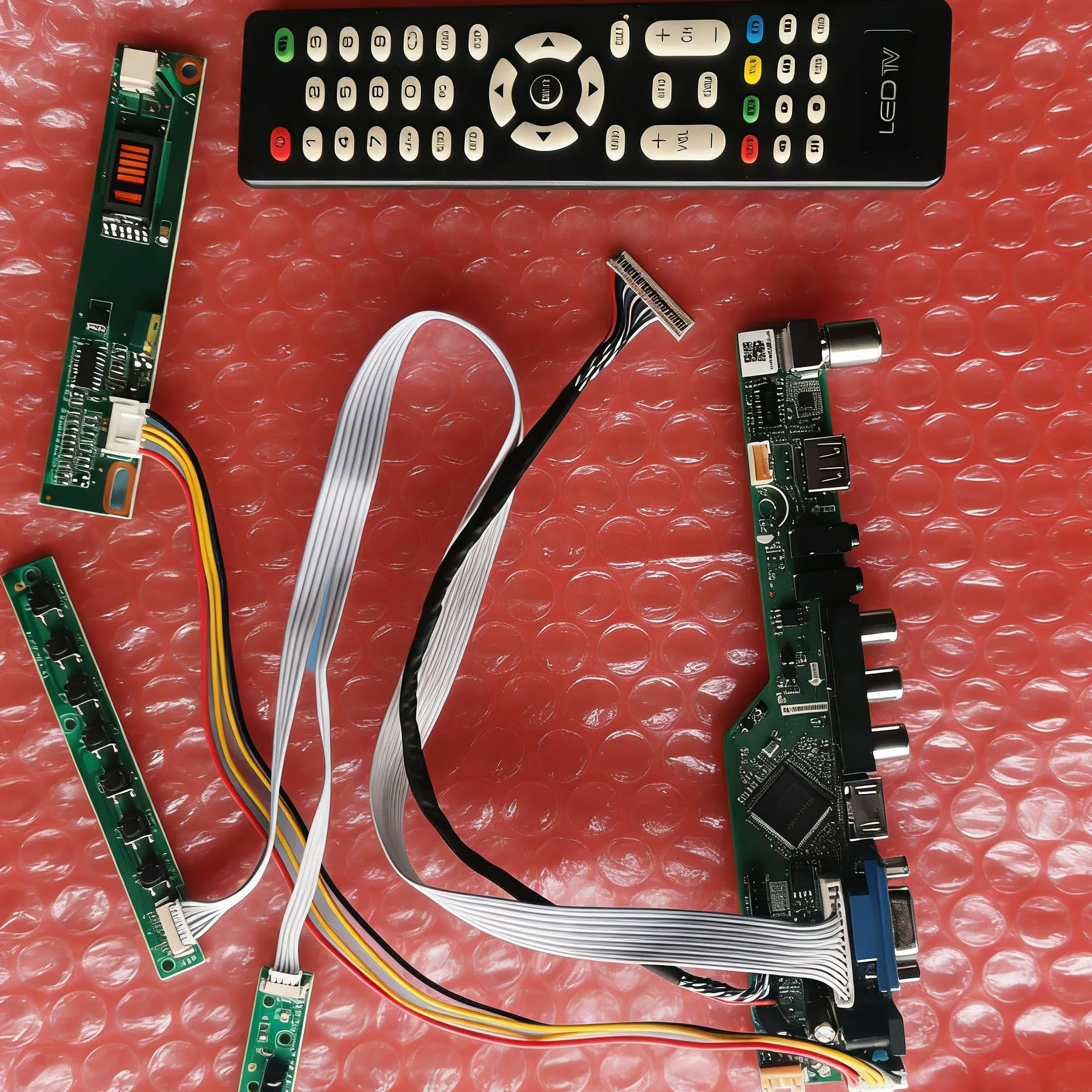 

Для TFTMD38951CBH TX38D95VC1CAH LTN141P1 LTN150P1 плата контроллера DIY Kit USB + AV + VGA + HDMI 1400x1050 20Pin LVDS 1-CCFL 1400*1050