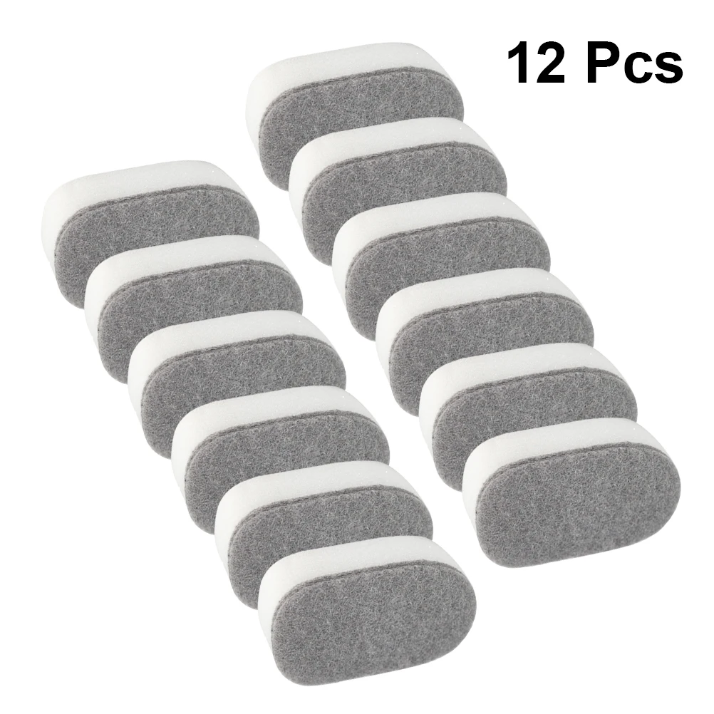 

12pcs Scouring Pad Sponge Kitchen Cleaning Dishwashing Pad Sponge Scrubber Durable Strong Bathrooms Ideal Helper