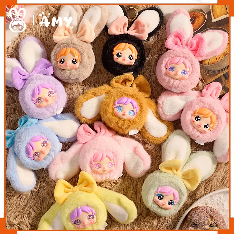 

Samuel Amy Plush Toy Rabbit Official Authentic Trendy Blind Box Cute Doll Bag Charm Birthday Gift Soft Stuff Animal Collectible