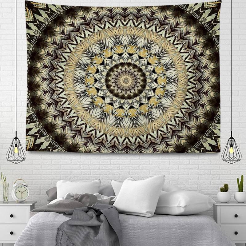 Home decoration Wall tapestry aesthetic room boho Macrame accessories wall hanging fabric autumn decor vintage Bedroom mandala