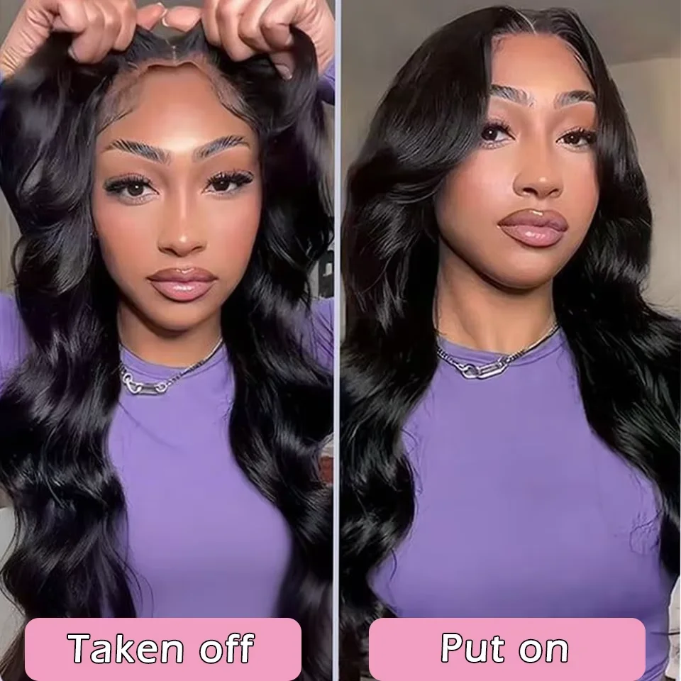 220% Body Wave Human Hair Wigs 7x6 Glueless Human Hair Wigs Vietnamese Water Wave 7x6 Glueless Wig Wear To Go For Women