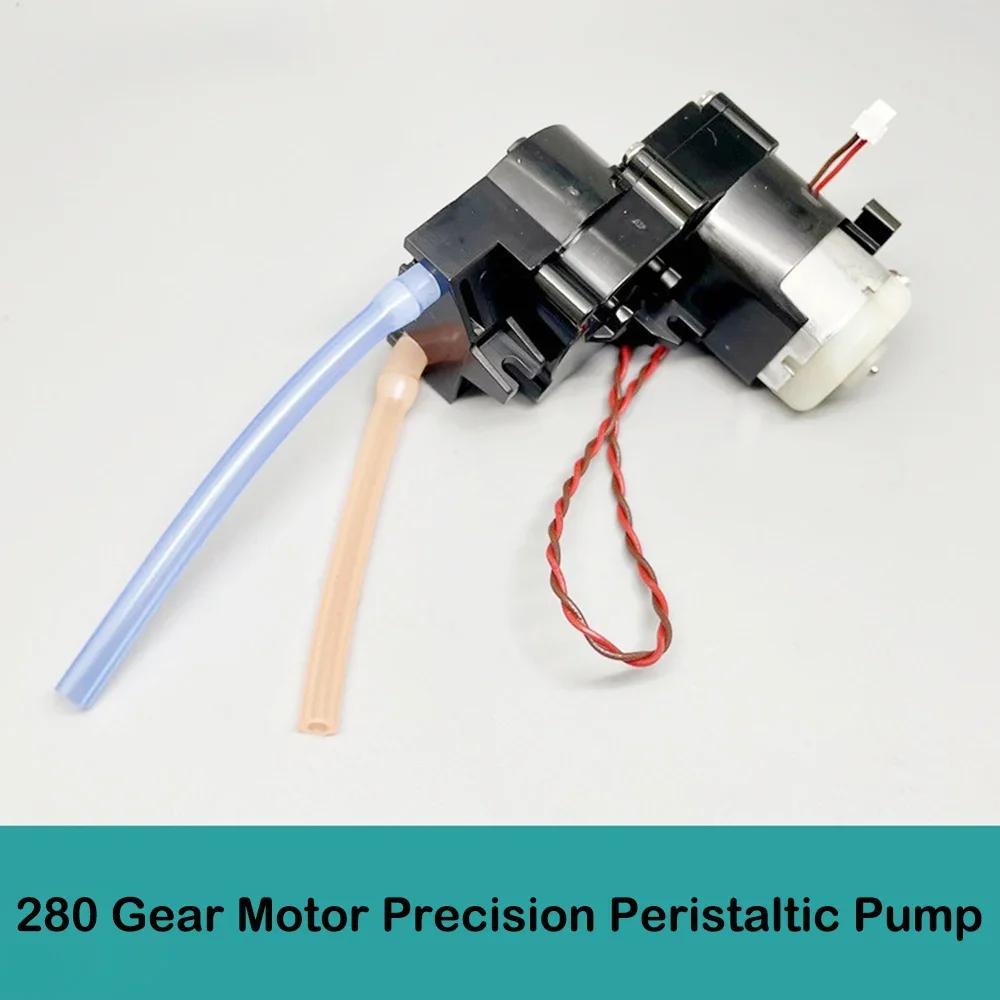 Micro 280 Peristaltic Pump DC 3V-6V 3W  70mL/min Micro Self-priming Liquid Pump Floor Washer Water Pump Sweeping Robot Pump