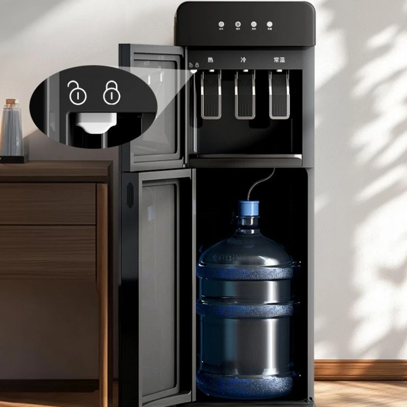 Casa vertical totalmente automático inteligente balde inferior dispensador de água quente e fria sala estar escritório pequeno