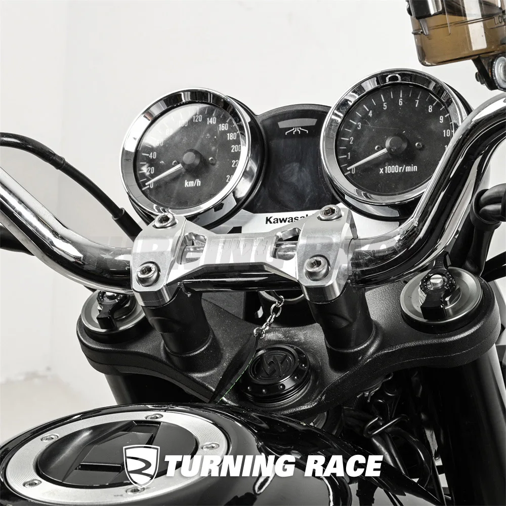 Handlebar Riser Top Cap Compatible with Kawasaki Z900RS 2018-2024 SE Cafe Versions CNC Machined T6061 Aluminum Alloy Accessories