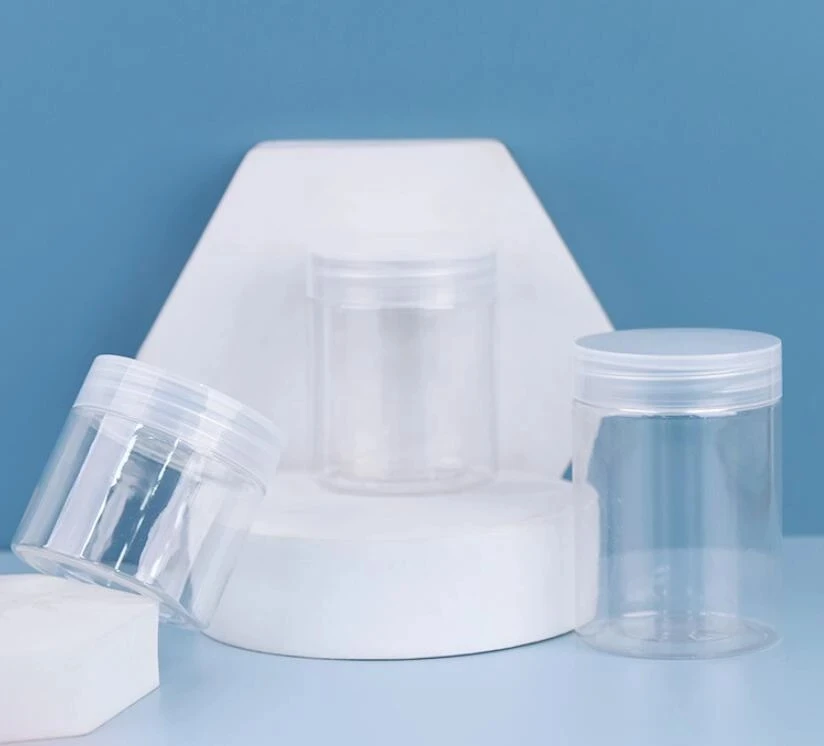 30 pièces/ensemble 50/80/100/120/150/200g 250g bouchon en plastique récipient de crème pots cosmétiques en plastique bouteille de sérum transparente