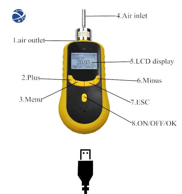 handheld high accuracy portable N2 nitrogen purity tester N2 gas equipment