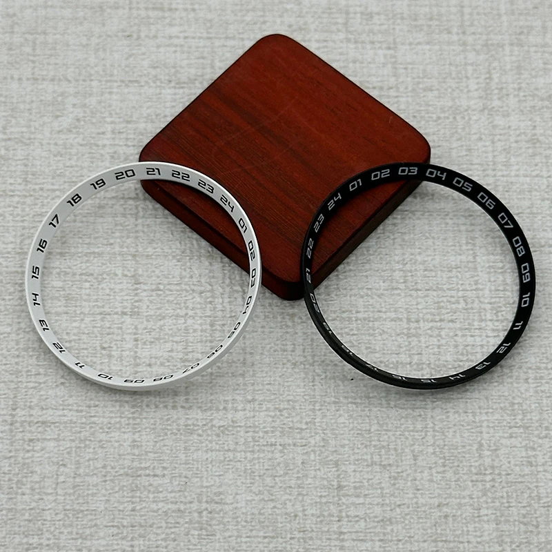 Custom 30.5 x 27.5 mm Watch Bezel Ring Compatible  SKX007 SKX009  SRPD Case Plastic Inner Ring For NH35  NH36 Case Bezel Ring - view 3