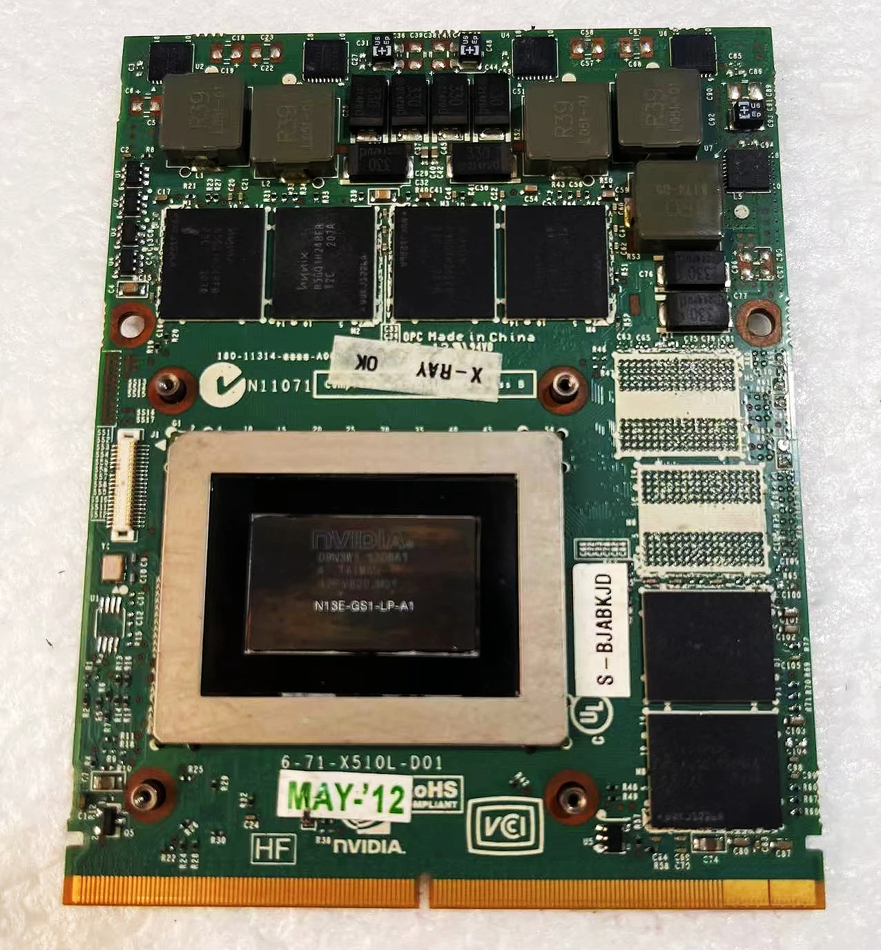 

GTX670M N13E-GS1-LP-A1 для Clevo X511 X711 X7200 X8100 P150HM P170HM P150EM P170EM P150SM P170SM