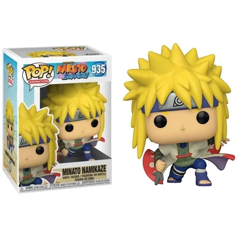 NEW Arrival FUNKO POP Narutoes Theme Minato Namikaze #935 3 styles Figures Toys Vinyl Doll Collection Models for Kids Gift