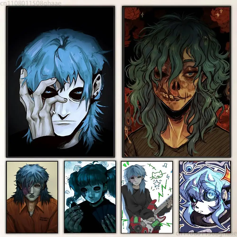 

Sally Face new group Poster HD home decor sticky wall waterproof home living room bar aesthetic decor