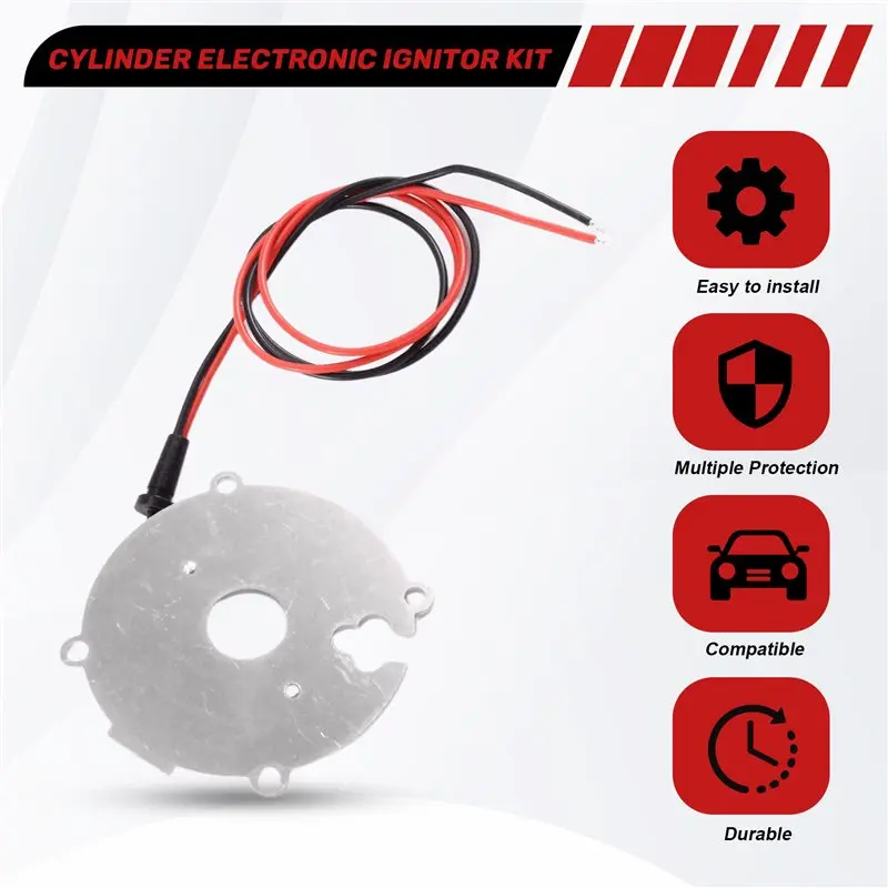 A64P-For Pertronix 1146A Delco 4 Cyl (Cw) Cylinder Electronic Conversion Ignitor Kit For Mercruiser 110, 120, 140, 165, 170