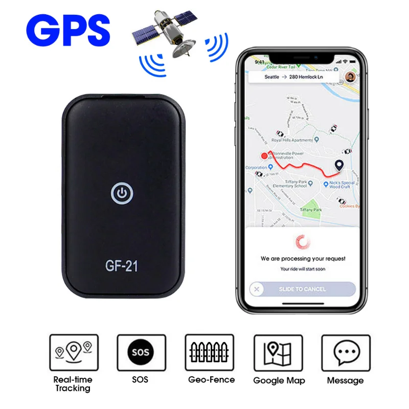 GF21/GF09/GF07 Mini Car GPS Tracker Real Time Tracking Anti-lost Device Locator Voice Recorder Wifi Positioning SIM Positioner