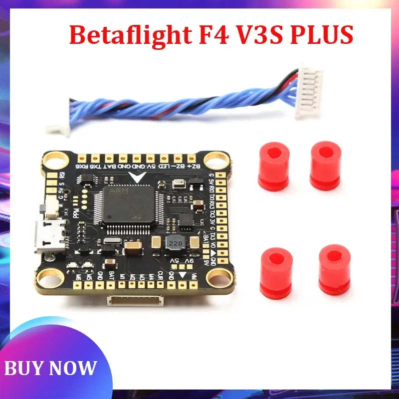 Betaflight F4V3S F4 V3 V3S PLUS FC Bordo Controlador de Vôo Gebaut-em Barómetro OSD para QAV250 230 RC Drone FPV Corrida Quadcopter