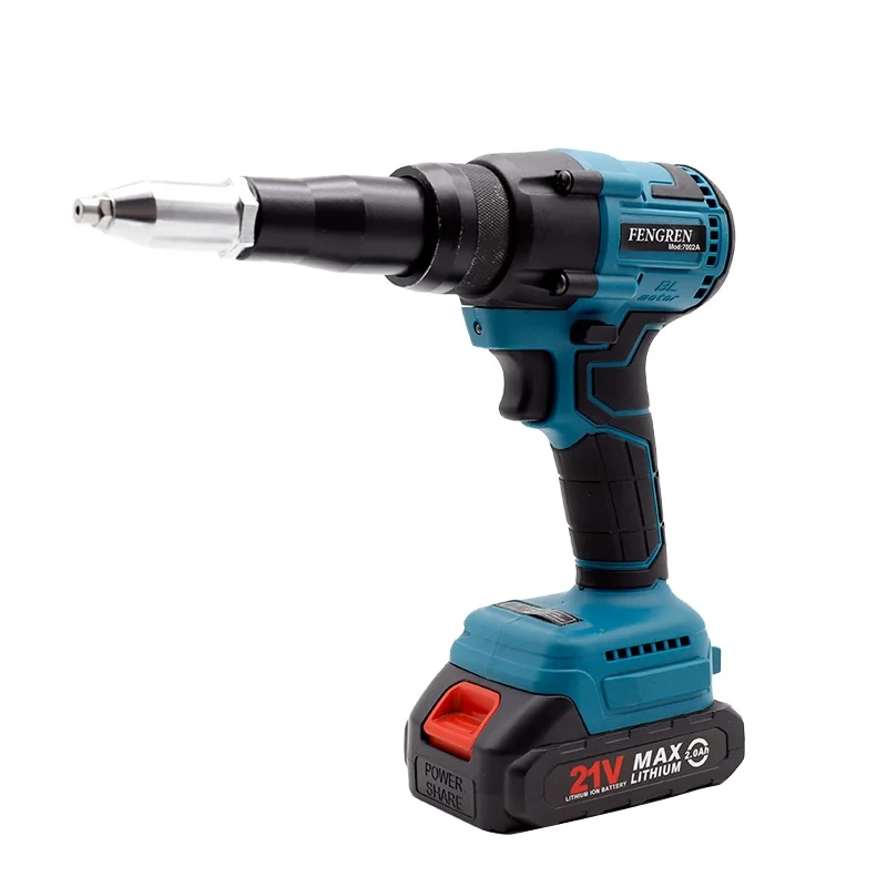 

Cordless Electric Rivet Nut Gun Riveting Drill Insert Tools Suitable 2.4-4.8 Mm