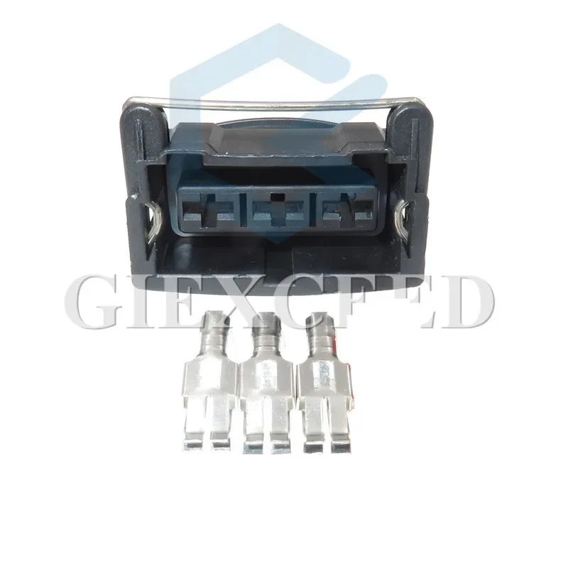 

2 комплекта 3-контактного автомобильного разъема серии 6,3 мм, водонепроницаемая вилка для автомобиля, разъем жгута проводов переменного тока в сборе