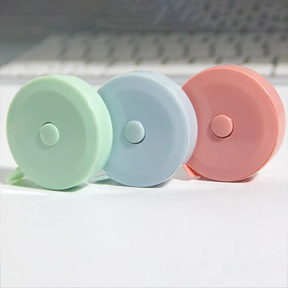 Soft Mini Tape Measure 2m Nordic Style Measurement Ruler Portable Automatic Retractable Three Measuring Measures Women