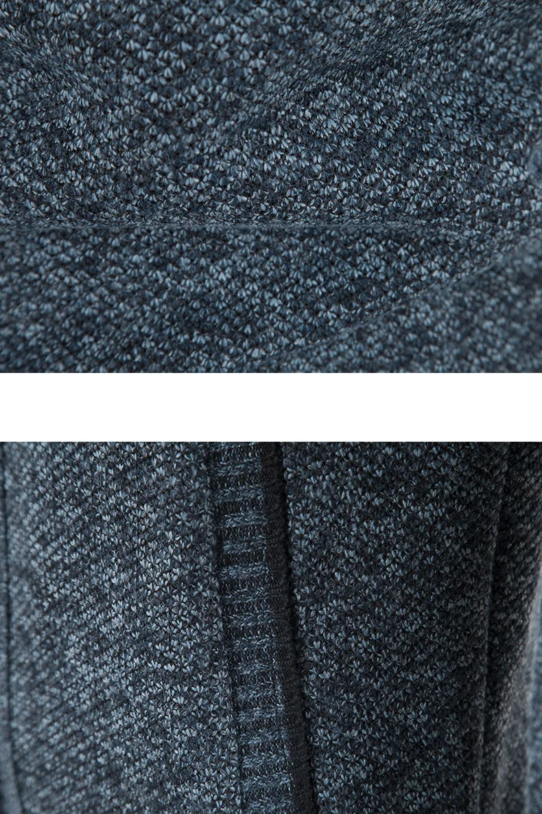 Men's Streetwear Casual Knit Men Clothing Sweater Warm Solid Color Spring Pullovers Autumn Fashion Hombre Male Sweat-shirt