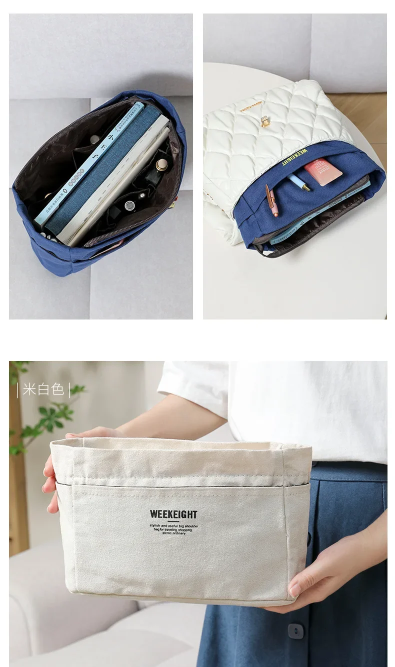 Aufbewahrungsorganisatoren aus Segeltuch mit Kordelzug, mehrere Taschen, leichte, tragbare Reise-Aufbewahrungstasche – Detail 5