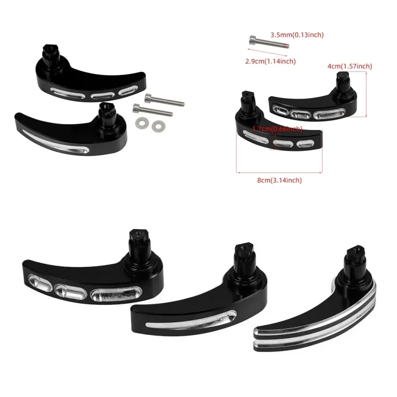 

Motorcycle Saddlebag Latch Lever Handle Lid Lifter Fit For Harley Touring Road Street Glide Cruiser Custom