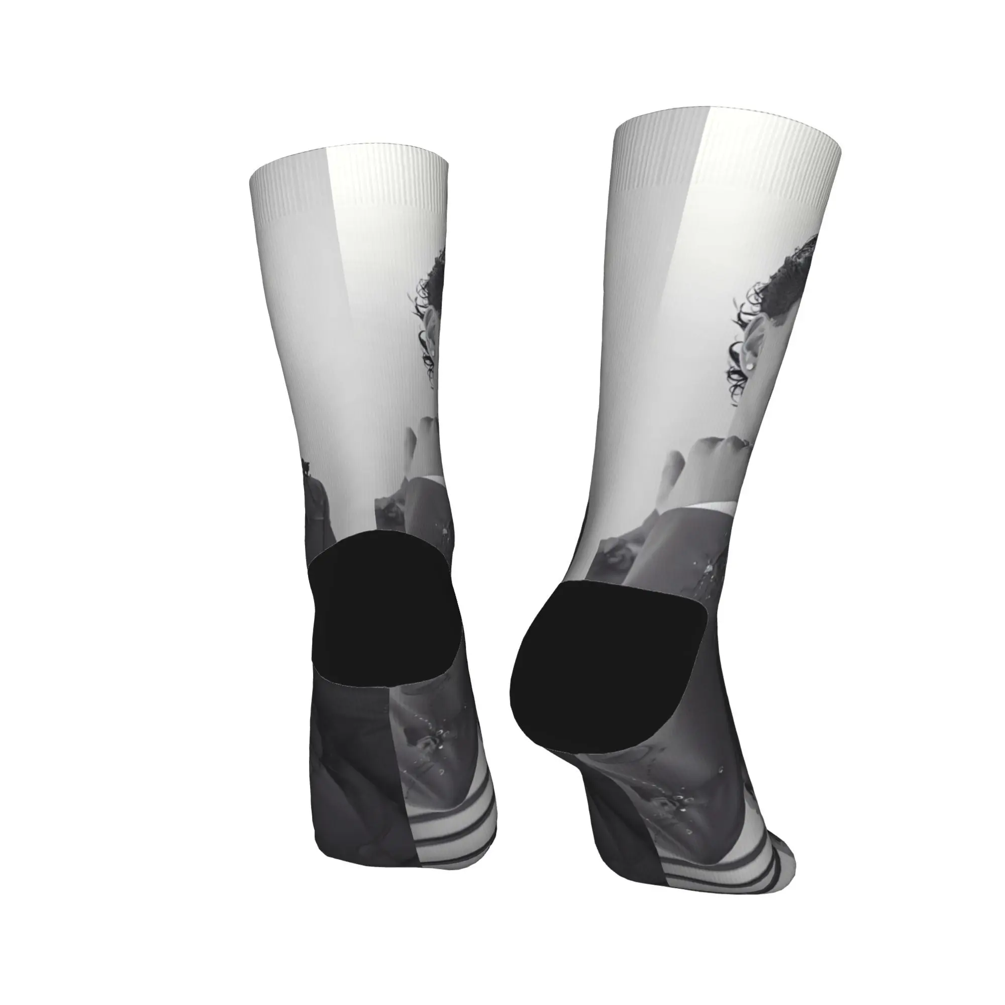 جوارب مالاتشي بارتون جرافيك كاجوال جوارب شتوية مضادة للانزلاق للزوجين جوارب رياضية مريحة للجري