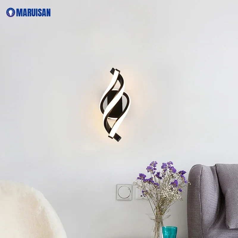 Lámparas de pared modernas para rotación, luces para sala de estar, dormitorio, mesita de noche, pasillo, vestíbulo, accesorios de iluminación interior para el hogar