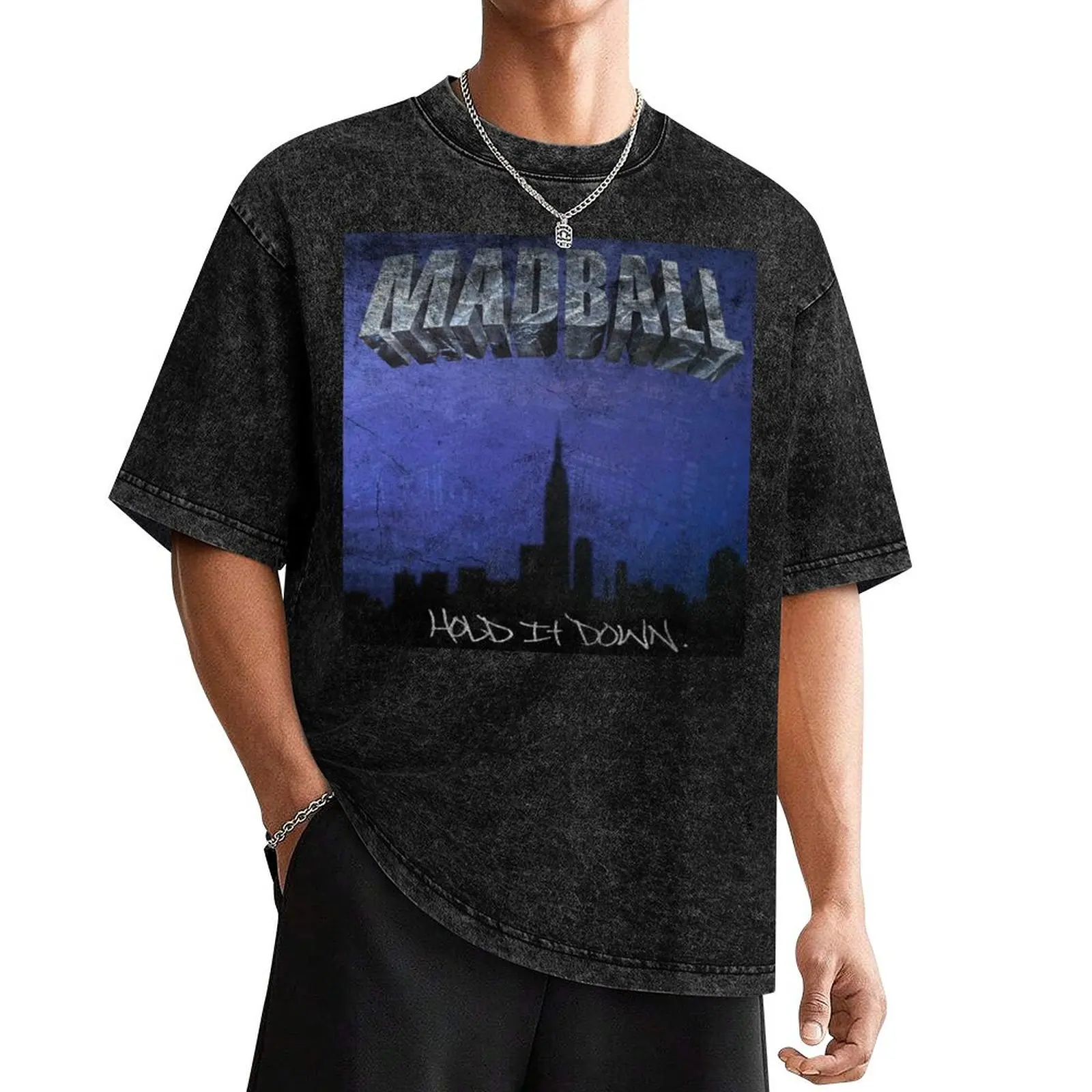 

Madball Hold It Down T-Shirt kawaii clothes cotton graphic tees for a boy mens t shirt