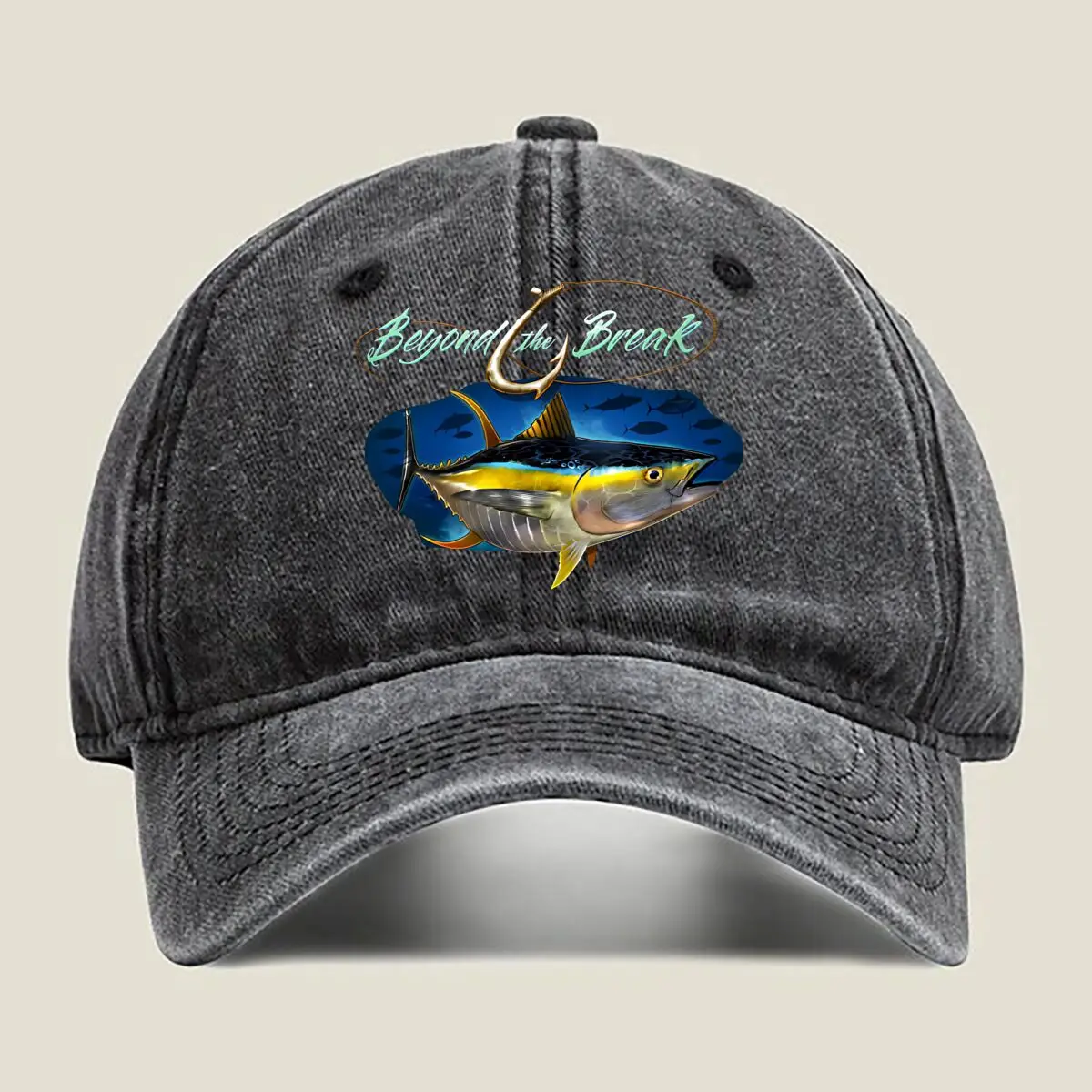 

Boat - Colorful, Nautical, Bold, Minimalist, Art - Themed Washed Baseball Cap