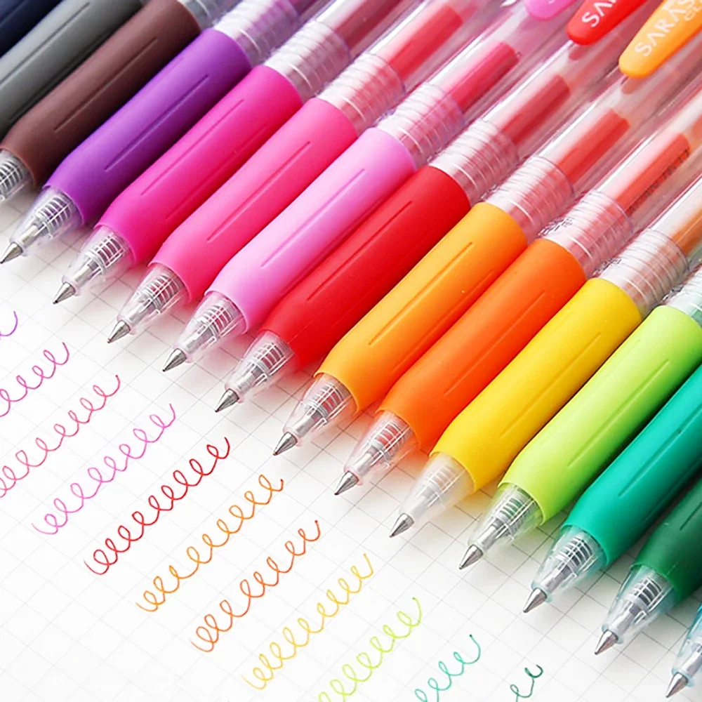 Full Set 53 Colors Zebra Sarasa Gel Pen JJ15 Juice Color 0.5mm Student Note Hand Account Dedicated Stationery School Supplies